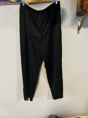 Madewell Black satiny pj pants